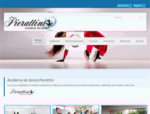 Tablet Screenshot of pierattini.cl
